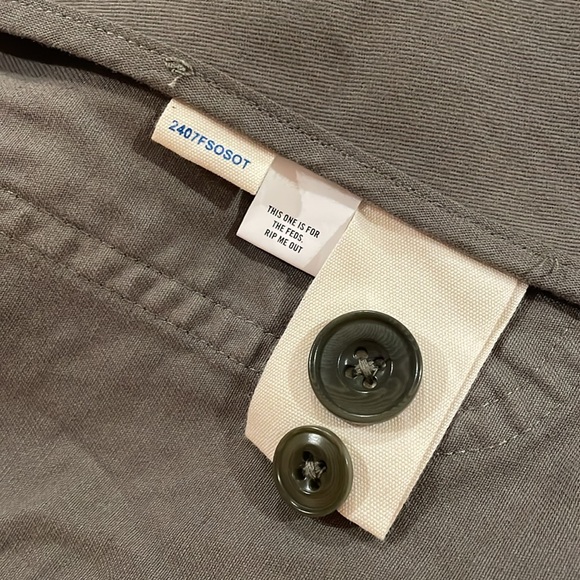 TAYLOR STITCH The Foundation SportCoat in Organic Smoked Olive Twill Size 44 NWT - Picture 4 of 4